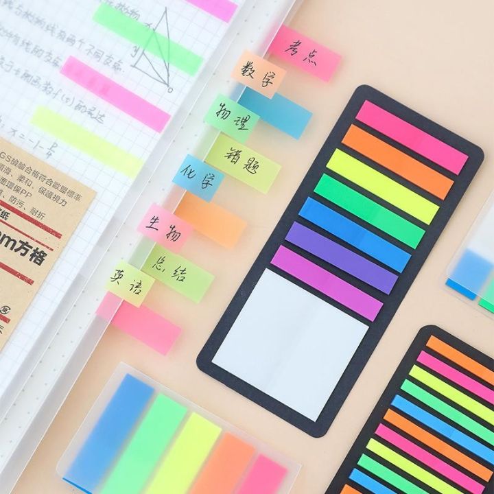 kdd-colorful-self-stick-notebook-combination-memo-pad-scrapbooking-diary-school-office-accessories-stationery