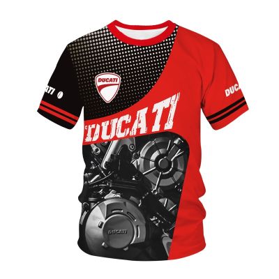 Summer Ducati Knights Club Casual Short-Sleeved Mens Outdoor Riding Off-Road Rally Racing Quick-Drying T-Shirt