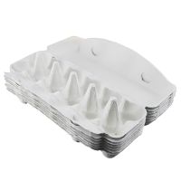 Egg Cartons Eggs Paper Carton Holder Storage Chicken Tray Box Container Pulp Refrigerator Reusable Cardboard Trays Flats Case