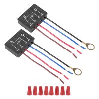 Touch Lamp Switch 2 Pack,Touch Lamp Control Module for Dimmable LED,Bulbs,Lamp Switch Replacement Kit with Wiring Caps