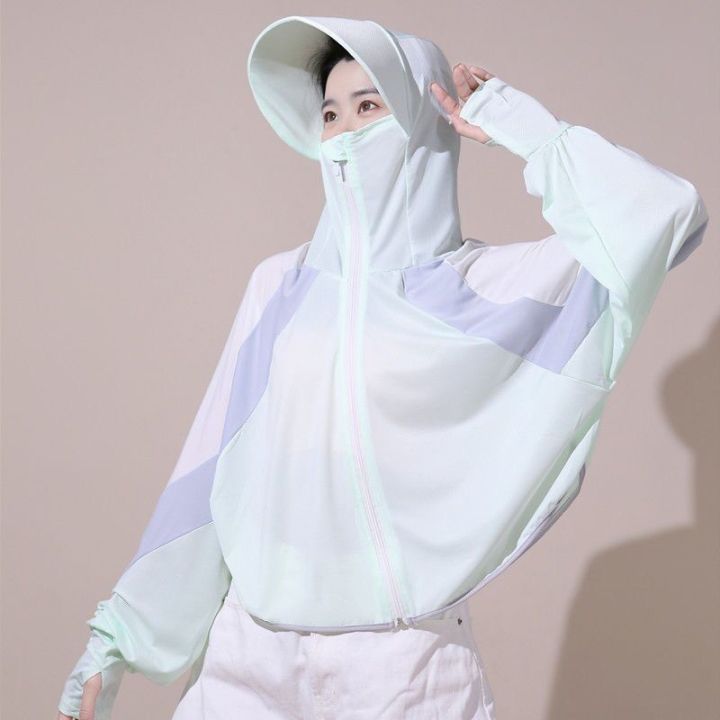 sun-protection-clothing-women-color-matching-long-sleeved-outdoor-uv-protection-hooded-capes