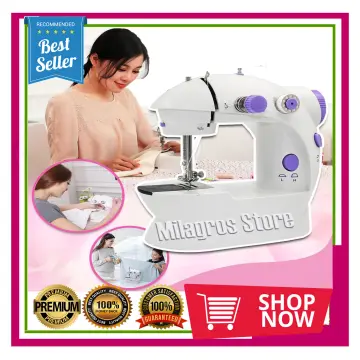  Small Portable Sewing Machine for Kids,Dual Speed Portable  Sewing Machine for Beginners with Light, Sewing Kit for Household Use