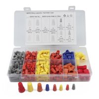 320PCS PVC Insulated Wire Connector Spade Terminals Twist On Electrical Nut Spring Cap Assortment Kit Electrical Connectors