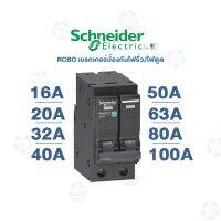 ราคาถูกราคา คุ้มค่า Schneider Main Breaker เมน เรกเกอร์ 16A, 20A, 32A, 40A, 50A, 63, 80A, 100A รุ่น QOvs 10KA  2P ชไนเดอร์ คุ้มค่าสำหรัเงิน  แผงวงจรหรือชิ้นส่วนแผงวงจร อุปกรณ์ระบบไฟฟ้า