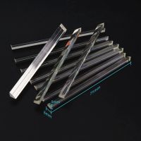 【Booming】 yiyin2068 71mm Defective Long Optical Glass Right Angle Triangular Prism DIY Decoration Rain Surveying Experient Prisma for Photo