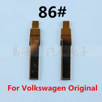 วัสดุทองเหลือง NO.86เดิม BLANK Key Blade สำหรับ Volkswagen flip REMOTE Key Blade 86 #[10ชิ้นล็อต]