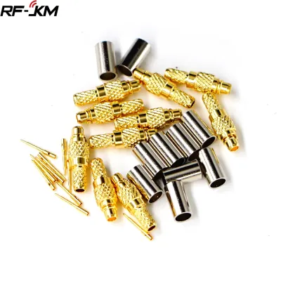 10pcs brass MMCX Male plug connector for RG316 RG174 LMR100 RF cable crimp