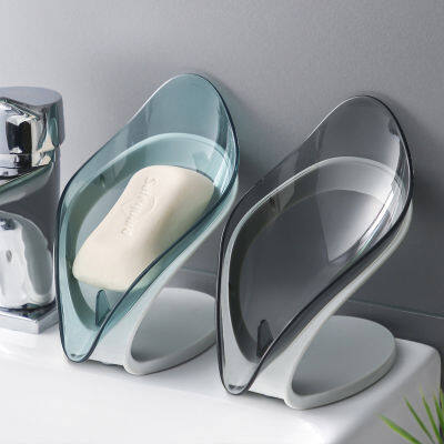 Space-saving Soap Organizer Waterproof Bathroom Rack Non-slip Soap Dish Tray Creative Leaf-shaped Soap Box Eco-friendly Soap Holder