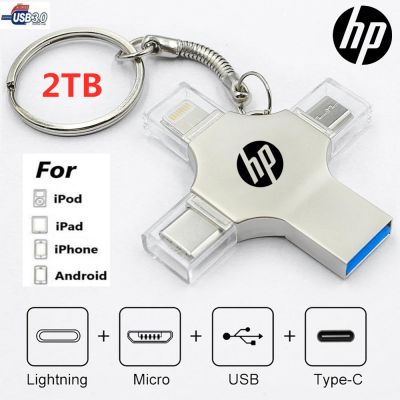 🔥จัดส่งฟรี + COD🔥4-In-1 Flash Drive USB 3.0 Memory Stick OTG Pendrive Fast Speed Type-C สำหรับ I/o/s/แท็บเล็ต/ Android/ สมาร์ทโฟน /Pc