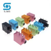 10Pcs Headphone Jack Socket PJ-325 3.5MM Stereo Female Socket 3.5 Audio Earphone Connector PJ325 Audio Jack Socket Multicolor