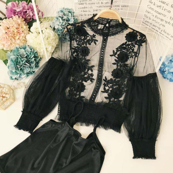 spring-women-tops-fashion-sexy-sheer-lace-blouse-lantern-sleeve-3d-floral-blouses-shirts-elegant-top-blusas-femininas