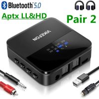 Aptx LL HD Bluetooth 5.0 Audio Transmitter Receiver RCA 3.5mm AUX Spdif CSR8675 Stereo Wirlesss Adapter For Car TV PC Headphones