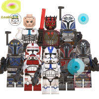 Leaincent/minifigures ของเล่นบล็อกตัวต่อเลโก้สตาร์วอร์ Clonetroopers ส่งไว