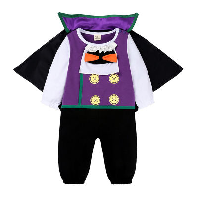 0-2 years old baby Halloween costume vampire jumpsuit newborn baby cosplay toddler romper 2019 new Kids Halloween gift