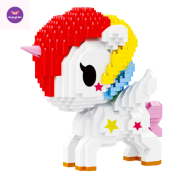 Đồ chơi lego nano xếp hình Pony bé nhỏ đáng yêu giúp giảm stress màu sắc