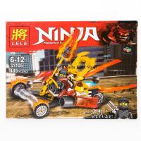 ProudNada Toys ของเล่นเด็กชุดตัวต่อเลโก้นินจา LELE NINJA Masters of Spinjitzu 105 PCS 31105