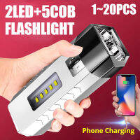 Ultra Bright 9000LM Tactical Led Flashlight Mini Torch USB Charging Outdoor Camping Fishing Commercial Lighting flash light