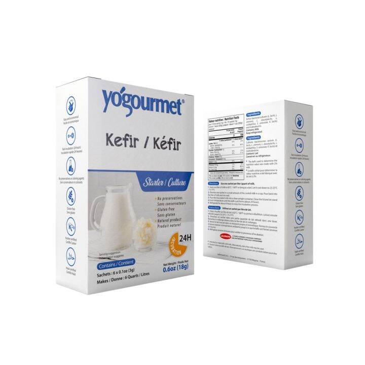 Yogourmet Freeze Dried Kefir Starter 0.6 Oz 18g Lazada PH