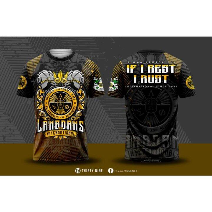 LAMBDANS SLP FS-0001 Phi(Sigma Lambda Phi) Full Sublimation Frat Tshirt ...