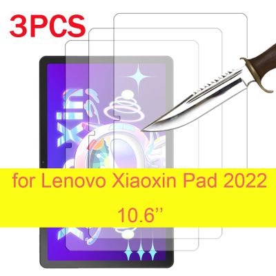3ชิ้นสำหรับแผ่น Xiaoxin Lenovo 2022 10.6 TB-128FU กระจกเทมเปอร์ฟิล์มแท็บเล็ตป้องกันปกป้องหน้าจอ
