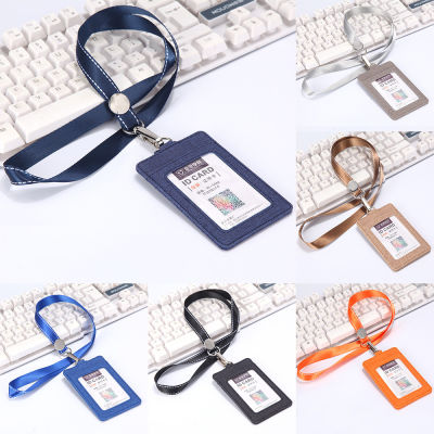 PU Leather Card Holder Card Holder Strap Cardholder Case Cover Card Holder Lanyards Card Holder Strap