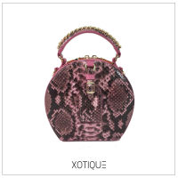 Yoko Emerald Pink with removable strap by Xotique