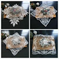 【CC】 New Exquisite European-style Coaster Insulation Fabric Placemat Embroidered Set Fruit Plate Vase Dining Table