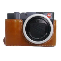 กระเป๋าใส่ของกล้อง Veo สำหรับ Leica C-LUX ดิจิตอล PU ครึ่งกรณี1/4ที่ยึดสกรู