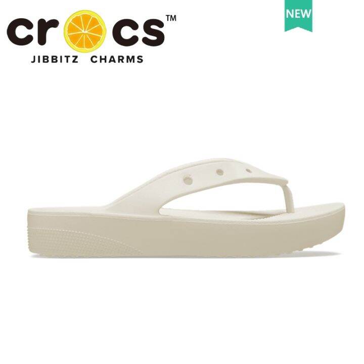 รองเท้าแตะชายหาด-crocs-แท้-classic-platform-flip-สไตล์คลาสสิก-พื้นนิ่ม-ส้นหนา-ใส่สบาย-dd