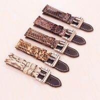 อุปกรณ์เสริมสำหรับนาฬิกา Mens Universal Snakeskin Strap สายนาฬิกาทนทาน สายหนังนำเข้า สายกันน้ำ