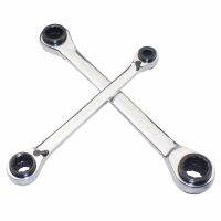 8-27mm 4IN1 Gear Ratchet Wrench Keys Geared Spanner Double Head Torque Multi-purpose Ratchet Combination Wrench Tool