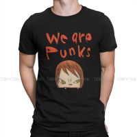 We Are Punks Quote Classic Hip Hop Tshirt Yoomo Nara Art Printing Tops Casual T Shirt Men Short Sleeve Special Gift Idea