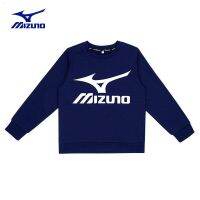 Mizuno กีฬาเด็กแขนยาวแบบสวมหัว,คอกลมใหม่ฤดูใบไม้ผลิและฤดูใบไม้ร่วง WY23330011เสื้อกันหนาวลำลอง