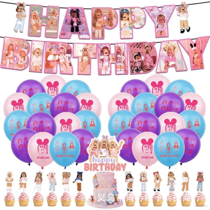 Roblox Girl Party Favors Treat Boxes Set of 6 Birthday Favors 