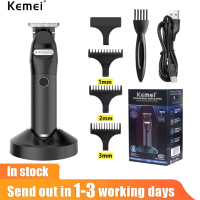 Kemei เครื่องแต่งผมไฟฟ้าไร้สายสำหรับผู้ชาย,เครื่องแต่งผมและตัดเคราแบบมืออาชีพชาร์จได้