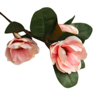 【YF】⊙  1PC Artificial Fake Flowers Magnolia Floral Wedding Bouquet Diy Arrangements DesktopTH