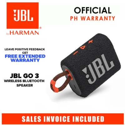 ลำโพงบลูทูธแบบพกพา J_BL_Go3 กันน้ำ, กันฝุ่นระดับ IP67 Portable Bluetooth Speaker with IP67_GO 3 / GO3 Portable Bluetooth Speaker