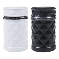 ♠ Car Ashtray Universal Automobiles Smoke Less Leak Proof Mini Ash Container Auto Multi Portable Use Ash Box With Lid For Vehicles