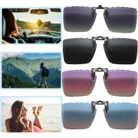 Trendy Eyeglasses Lenses Polarized Clip-on Lenses Polarized Driving Sunglasses Diamond Cut Edge Sunglasses Clip-on Polarized Lenses