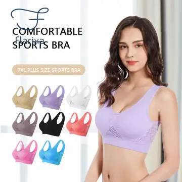 7xl New Large Size Women Bras Breathable Push Up Hollow Out