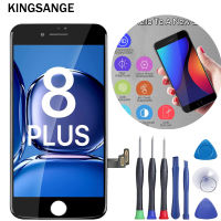 Kingsange AAA +++ เกรดจอแอลซีดีสำหรับ iPhone 8 8 Plus หน้าจอสัมผัสแอลซีดีพร้อมกรอบหน้าจอสำรองระบบสัมผัส3D ทั้งชุดประกอบเครื่องมือ A1897 A1863