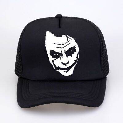 2023 New Fashion  Salute Heath Ledger Most Classic 9527 Baseball Caps Men Black Red Breathable Mesh Hat Homme Dark Violence，Contact the seller for personalized customization of the logo