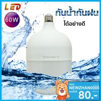 (Promotion+++) หลอดไฟ หลอดไฟให้ความสว่าง LED Bulb Light ทรงกระบอก 60W ขั้วE27 แบบประหยัดไฟ แสงขาว ราคาสุดคุ้ม หลอด ไฟ หลอดไฟตกแต่ง หลอดไฟบ้าน หลอดไฟพลังแดด