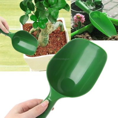 ；【‘； Garden Scoop Multi-Ftion Soil Plastic Shovel Spoons Digging Tool Cultivation