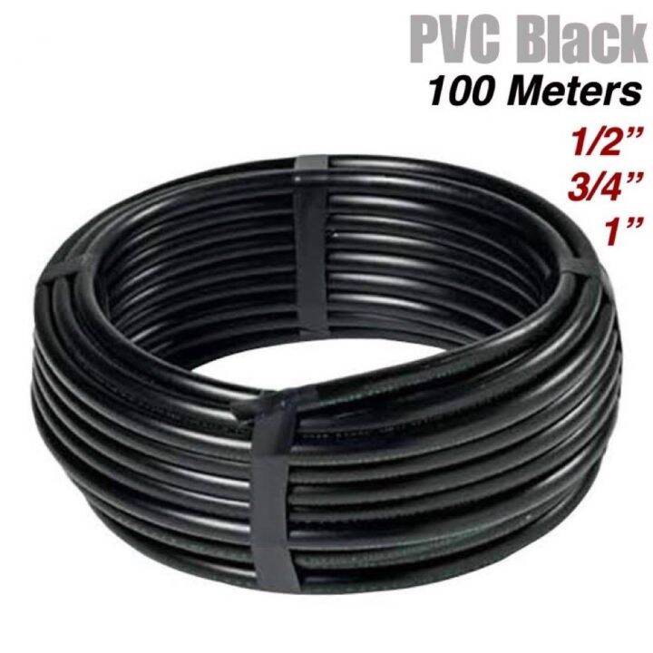 SDR11 HDPE Black Pipe Waterline & Farm Garden Irrigation Hose Sold Per Roll 100 Mtrs Lazada PH