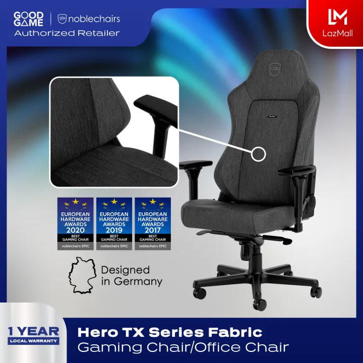 Noblechairs Hero Gaming Chair (TX Series Anthracite Fabric) Lazada PH