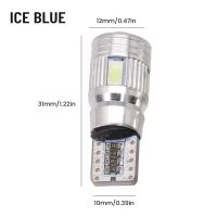 หลอดไฟรถยนต์12V DC 2ชิ้น/เซ็ตสีชมพูสีแดงสีขาวสีเหลืองปลั๊กแอนด์เพลย์360องศา