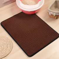 Multicolor Universal Little Cat Litter Mat Waterproof Washable Pet Sand Mat Double-Layer Non-slip Practical Creative Pet Pad