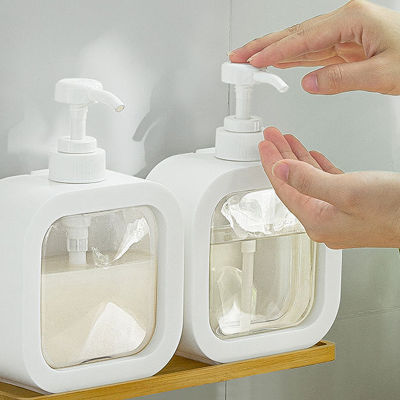 300500Ml ห้องอาบน้ำเครื่องจ่ายสบู่ในครัว Refillable Lotion Shampoo Dispensers ขวดปั๊มแบบพกพา Hand Soap Dish Soap Bottles