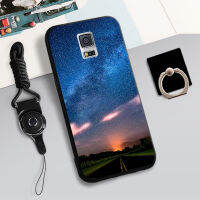 เคสอ่อนสำหรับ Samsung Galaxy S5เคสโทรศัพท์คลุมทั้งหมด2022ใหม่ป้องกันการตกหล่นกันรอยขีดข่วนฝามีที่ถือวงแหวนโทรศัพท์ &amp; เชือก